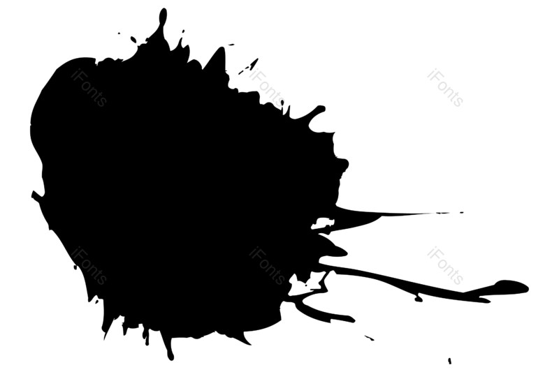 水墨图片,油画笔触元素,墨迹PNG,墨水免抠素材